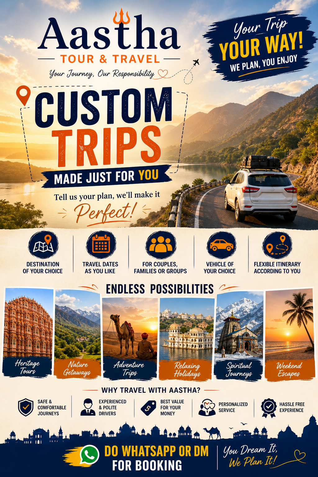 Custom Trips Poster