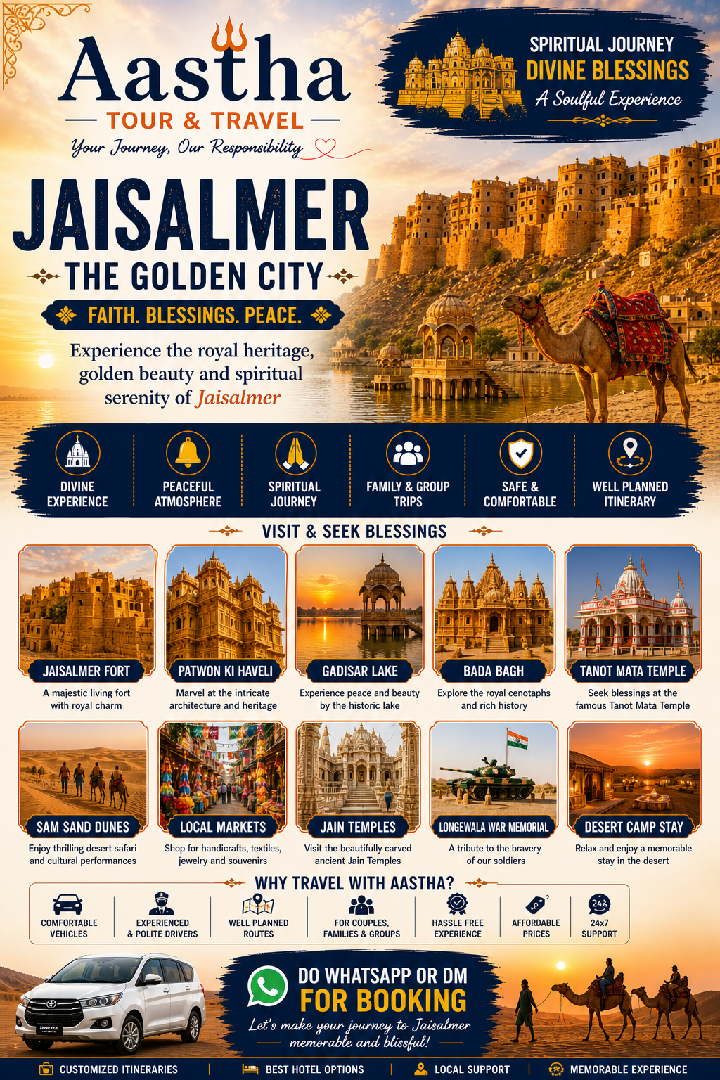 Jaisalmer Golden City Tour Package
